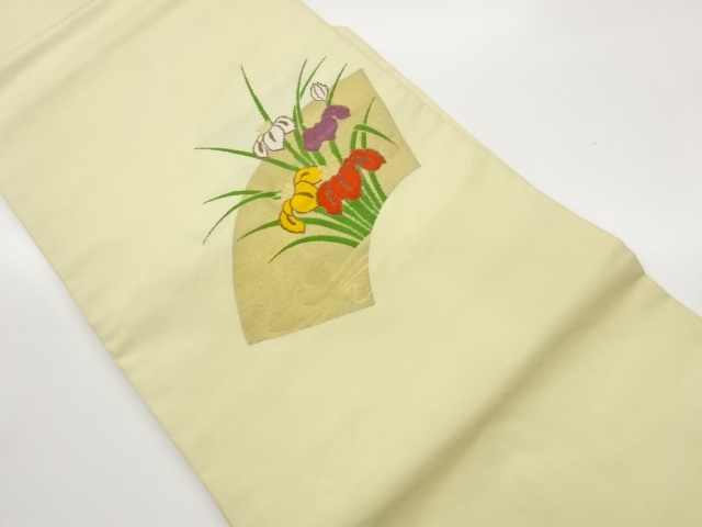JAPANESE NAGOYA OBI / WOVEN JIGAMI PATTERN